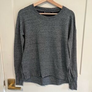Athleta Gray Long Sleeve Space Dyed Sweatshirt XS